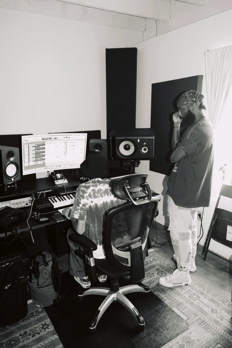 Professional recording studio where hits are made